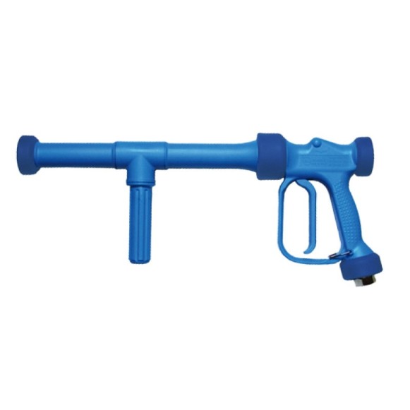 PISTOLA RB65 CON LANZA COLOR AZUL