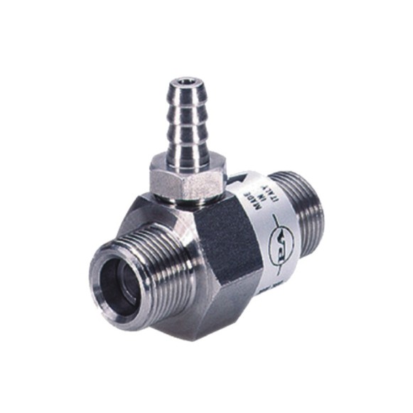 INYECTOR 3/8"M-M INOX FIJO